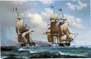 unknow artist Seascape, boats, ships and warships. 104 Germany oil painting artist